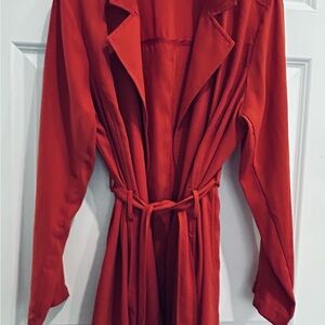 NWOT Simply Vera Vera Wang Rust Coat